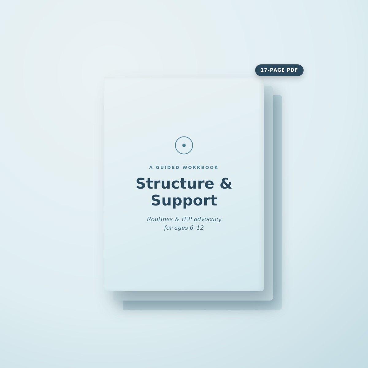Structure and Support workbook cover