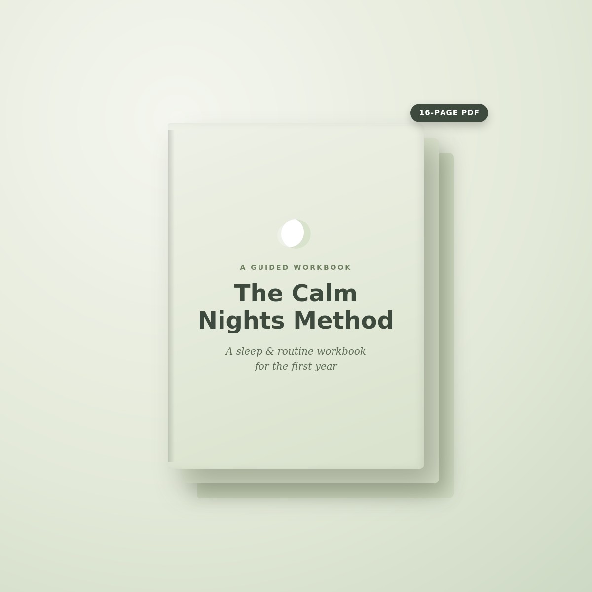 The Calm Nights Method workbook cover