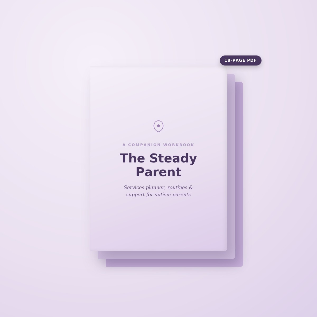 The Steady Parent workbook cover