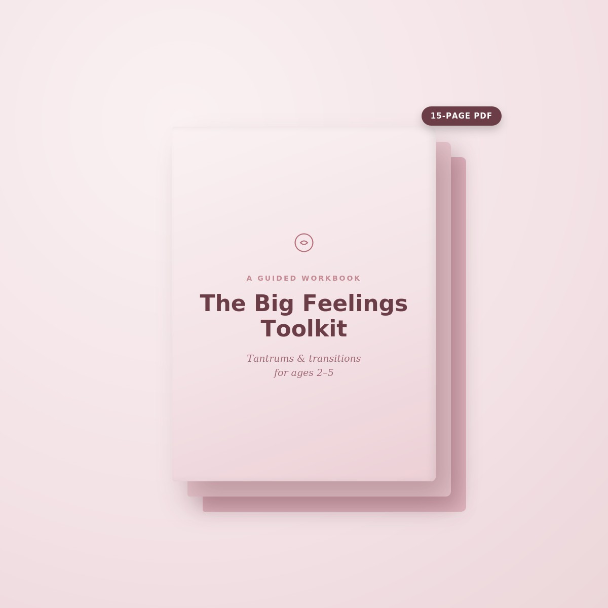The Big Feelings Toolkit workbook cover